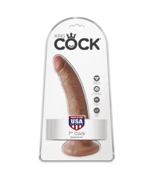 King Cock Pene de 7 - Bronceado