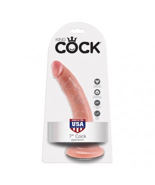 King Cock Pene de 7 - Color Natural