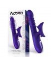 No Fourteen Vibrador Funcion Telescopica Ondulante y Lengua Alta Frecuencia Silicona Liquida USB