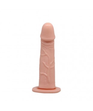 Baile Arnes con Dildo Vibrador Natural 15 cm Baile Arnes con Dildo Vibrador Natural 15 cm