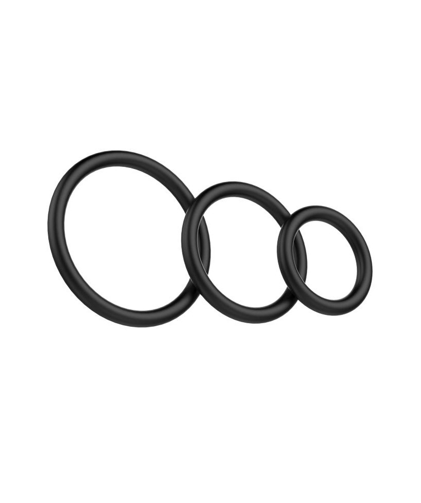 Set de 3 Anillos para el Pene Set de 3 Anillos para el Pene