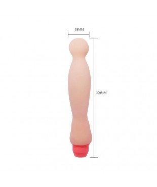 Dildo VIbrador Color Natural 22 cm