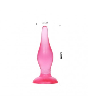 Baile Plug Anal Rosa