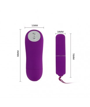 Bala Vibradora Magic X20 Purpura Bala Vibradora Magic X20 Purpura