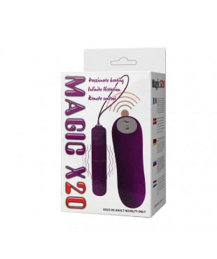 Bala Vibradora Magic X20 Purpura Bala Vibradora Magic X20 Purpura