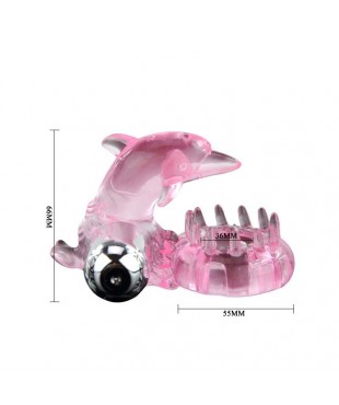 Anillo Vibrador Love Dolphig Ring Rosa Anillo Vibrador Love Dolphig Ring Rosa
