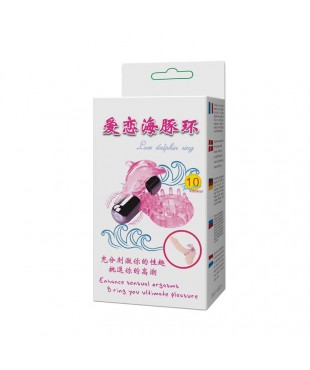 Anillo Vibrador Love Dolphig Ring Rosa Anillo Vibrador Love Dolphig Ring Rosa