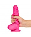 Slidy Dildo Realista Dual Layer Retractil y Orientable 7