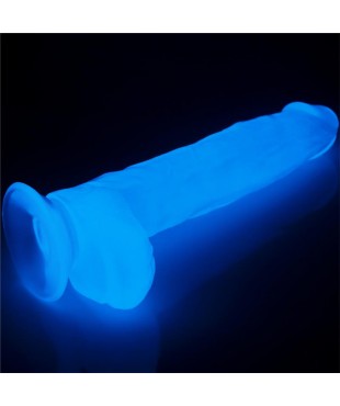 Dildo Lumino 10 Luz Azul Dildo Lumino 10 Luz Azul