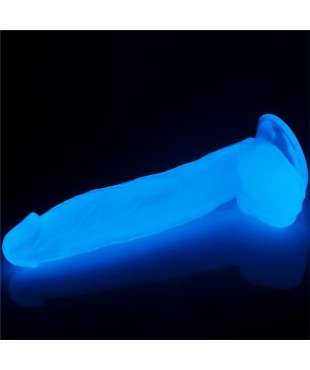 Dildo Lumino 10 Luz Azul Dildo Lumino 10 Luz Azul