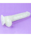 Dildo Lumino 10 Luz Azul