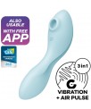 Curvy Trinity 5 con APP Satisfyer Connect Azul