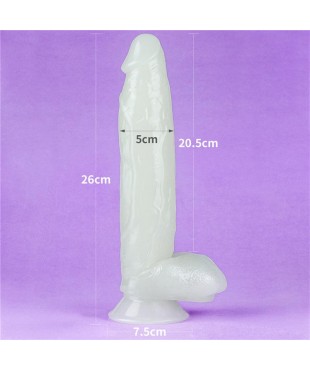 Dildo Lumino 10 Luz Azul Dildo Lumino 10 Luz Azul