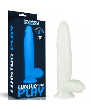 Dildo Lumino 10 Luz Azul Dildo Lumino 10 Luz Azul