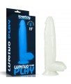 Dildo Lumino 10 Luz Azul
