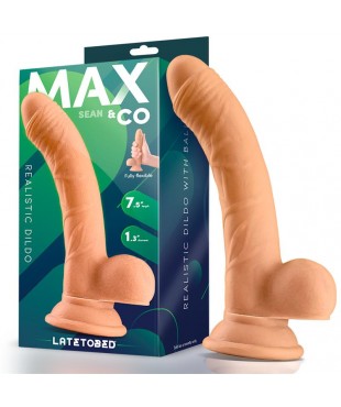 Sean Dildo Realista con Testículos 7.5 Natural