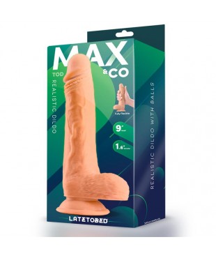 Tod Dildo Realista con Testiculos 9 Natural