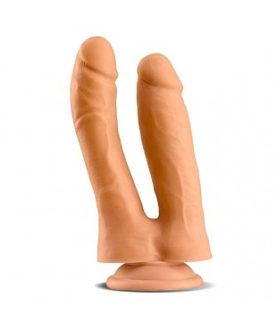 Twin Dildo Doble Realista 7.1 Natural