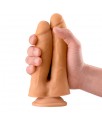 Twin Dildo Doble Realista 71 Natural