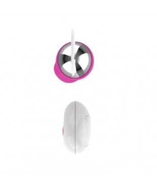 Huevo Vibrador con Control Remoto USB Rosa Huevo Vibrador con Control Remoto USB Rosa