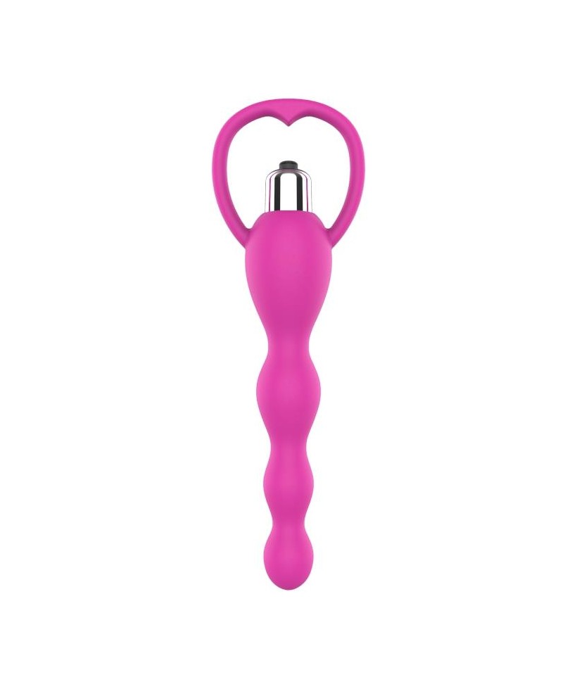 Cadena Anal con Vibracion Rosa Cadena Anal con Vibracion Rosa
