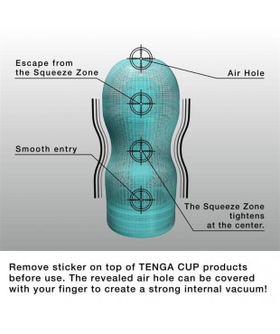 Masturbador Tenga Original Vacuum Cup Extra Cool