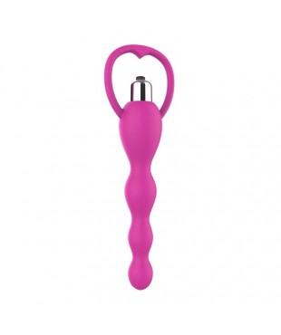 Cadena Anal con Vibracion Rosa Cadena Anal con Vibracion Rosa