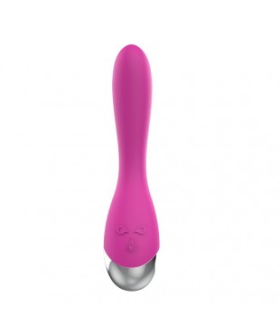 Vibrador 6 Funciones USB Rosa