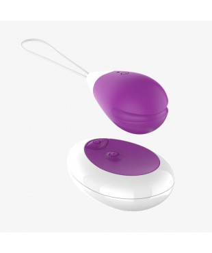 Huevo Vibrador con Control Remoto USB Púrpura