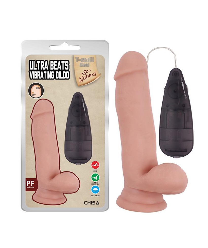 Dildo Vibrador Realista Ultra Beats 68 Dildo Vibrador Realista Ultra Beats 68