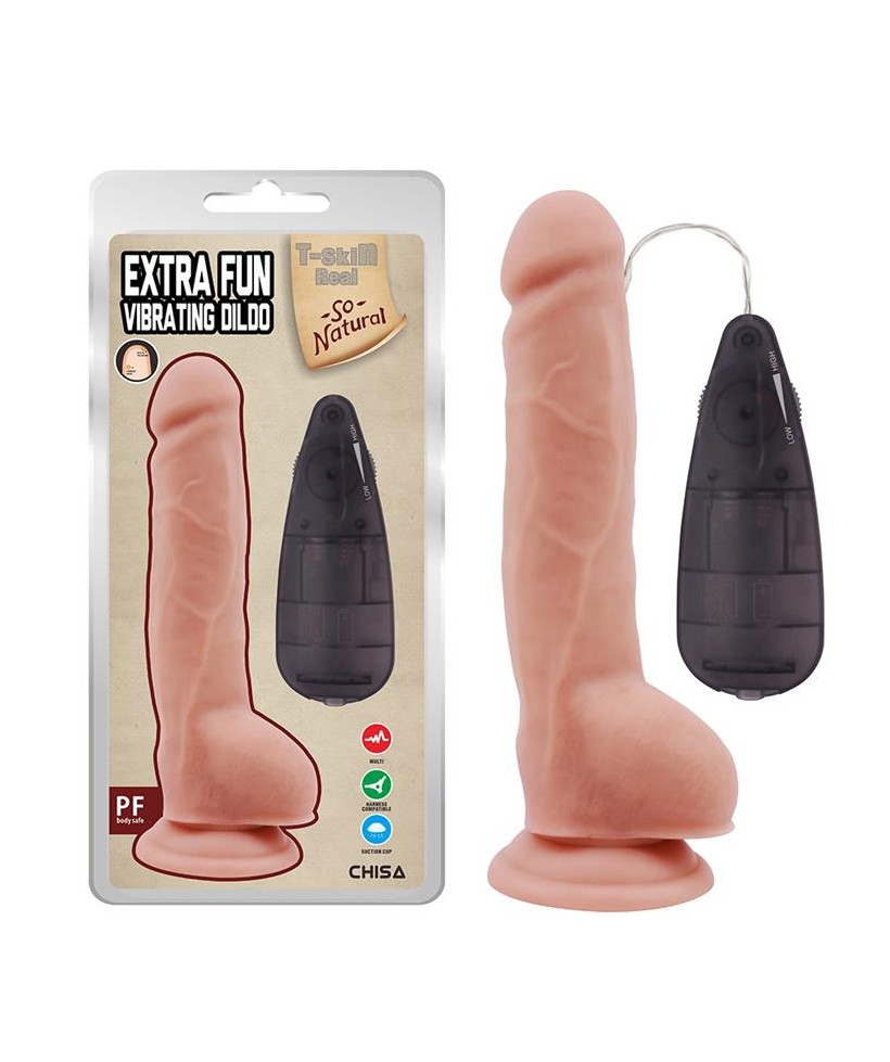 Dildo Vibrador Realista Extra Fun 92 Dildo Vibrador Realista Extra Fun 92