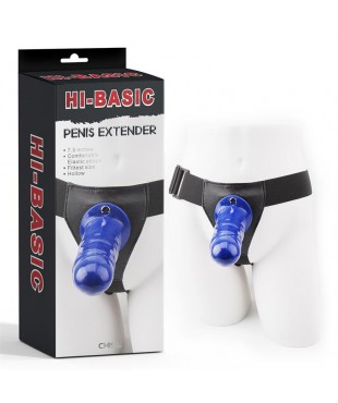 Arnés con Dildo Hueco Penis Extender 7.5