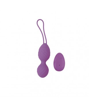 Huevo Vibrador Control Remoto Ridged USB Silicona 7.4