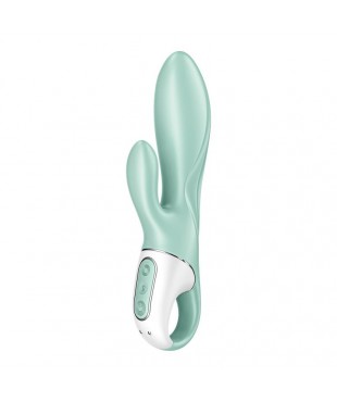 Vibrador con Funcion de Inflado Air Pump Bunny 5 con APP Satisfyer Connect