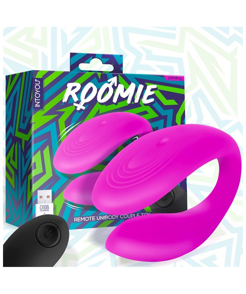 Roomie Vibrador para Parejas Silicona Liquida Unibody Control Remoto USB