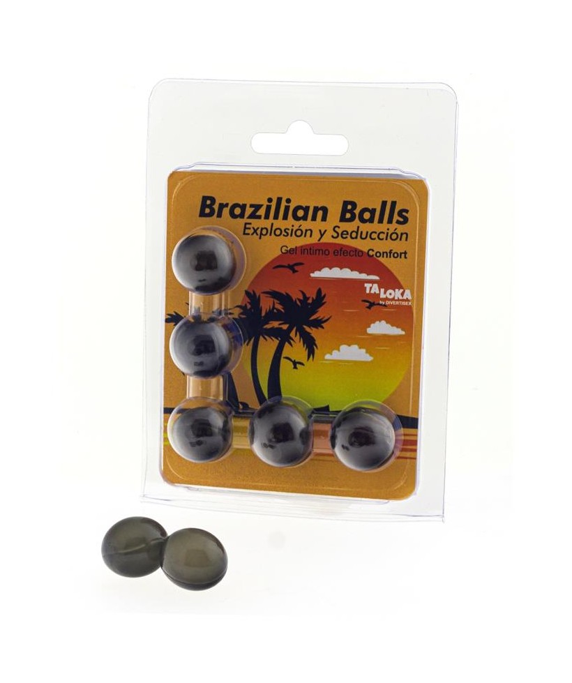 Set 5 Brazilian Balls Gel Excitante Efecto Confort Set 5 Brazilian Balls Gel Excitante Efecto Confort
