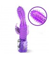 Travel Partner 18 cm Purpura con Estimulador Perianal