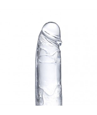 Dildo Realista con Testiculos Material Cristalino 22 cm Dildo Realista con Testiculos Material Cristalino 22 cm