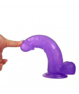 Dildo Jelly Studs 8 Purpura Dildo Jelly Studs 8 Purpura