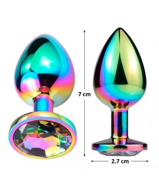 Space Journey Plug Anal Multicolor y Joya Talla S Space Journey Plug Anal Multicolor y Joya Talla S
