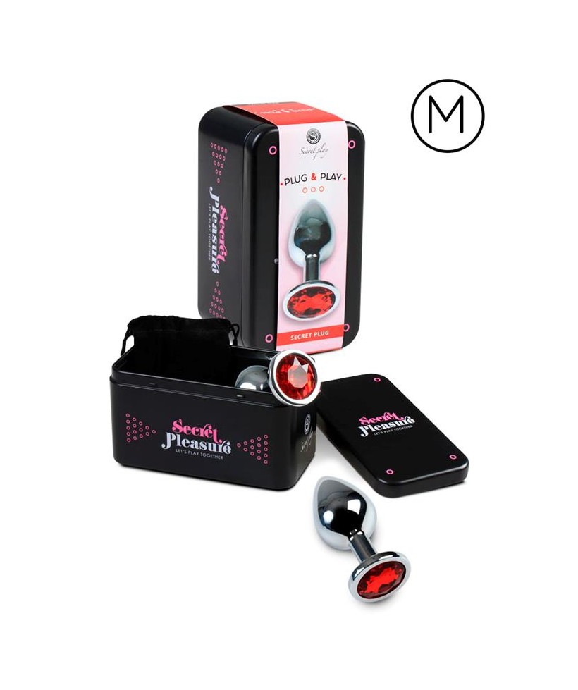 Plug Anal Talla M Rojo