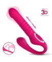 No TwentyThree Vibrador Doble con Pulsacion y Thrusting Flexible 180º