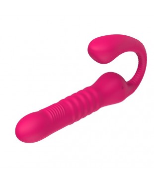 No TwentyThree Vibrador Doble con Pulsacion y Thrusting Flexible 180º