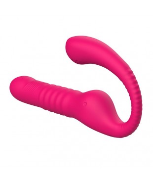 No TwentyThree Vibrador Doble con Pulsacion y Thrusting Flexible 180º