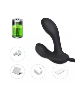 Brett Masajeador Prostatico Control Remoto USB Silicona Liquida