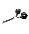 Collar con Restricciones Ajustable Negro