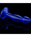 Plug Anal Flawless Azul Transparente 65