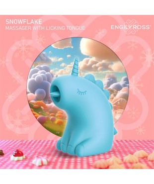 Snowflake Estimulador con Lengua Licking Lameteo