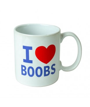 Taza de Cerámica I Love Boobs