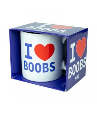 Taza de Cerámica I Love Boobs